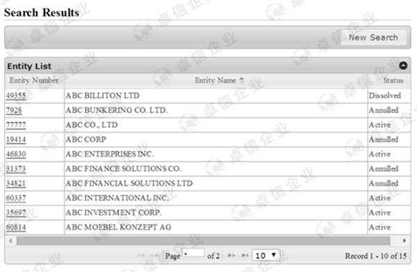 馬紹爾公司信息查詢